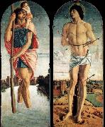 Giovanni Bellini Polyptych of S. Vincenzo Ferreri oil on canvas